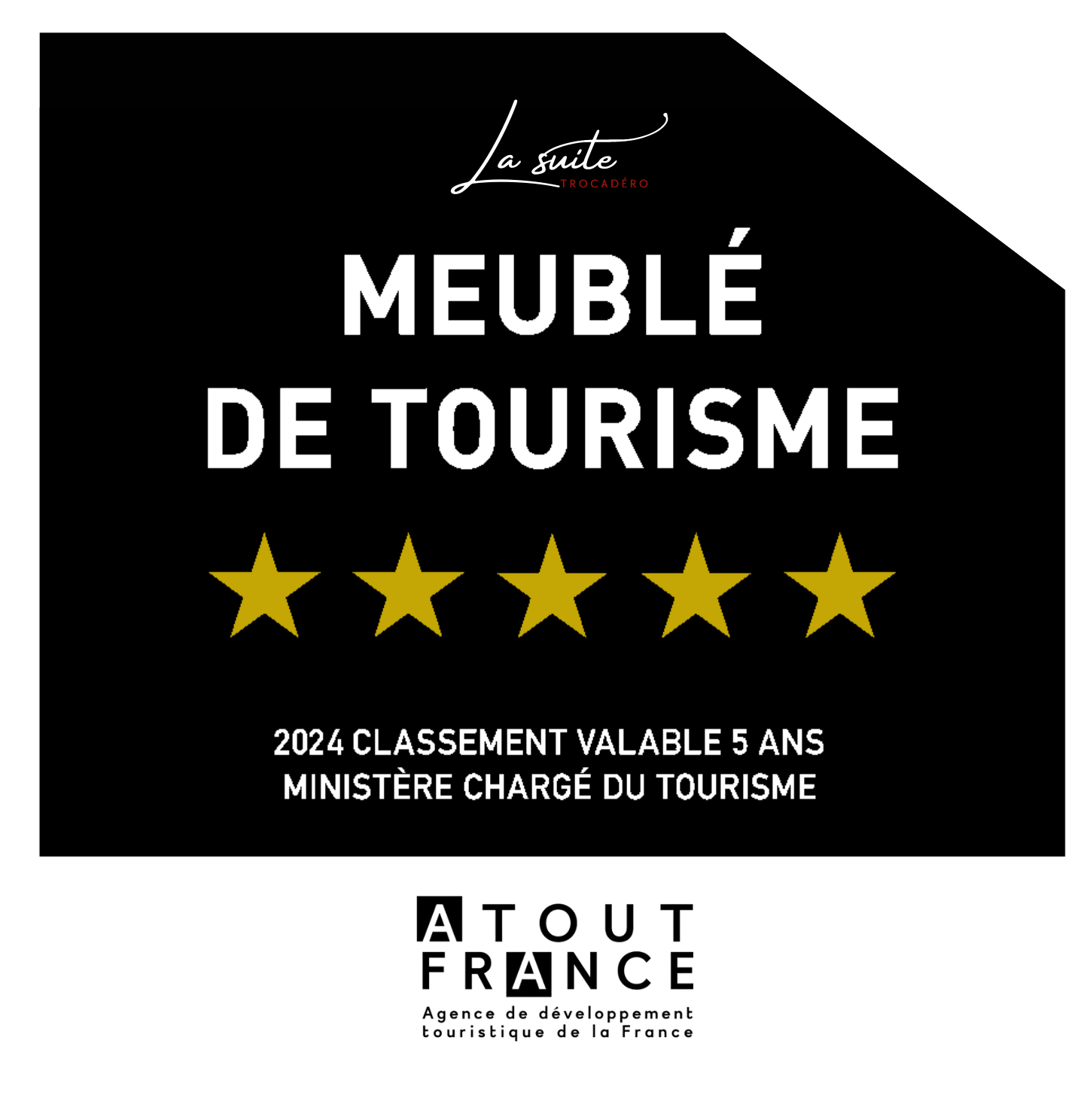 La Suite Trocadéro classée 5 étoiles