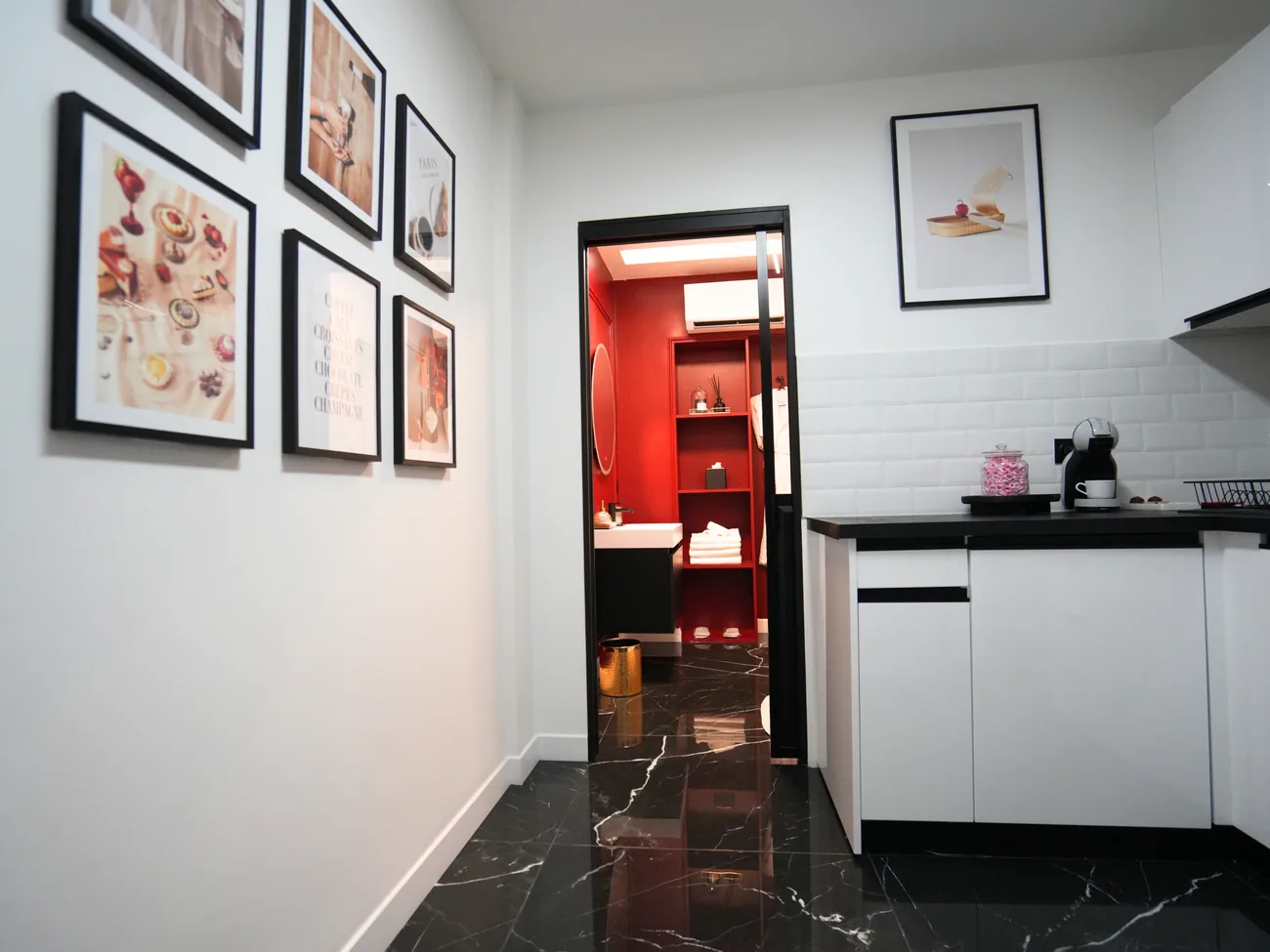 Cuisine équipée de La Suite Trocadéro